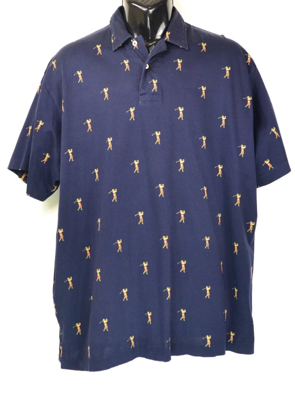 Polo Ralph Lauren Men's Size XL Navy Embroidered Golf Polo Shirt